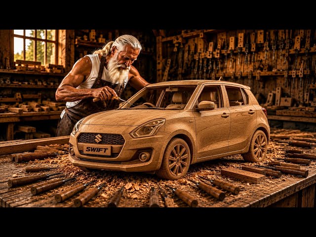 I Built a Full Wooden Suzuki Swift From Scratch | Incredible Woodworking Car