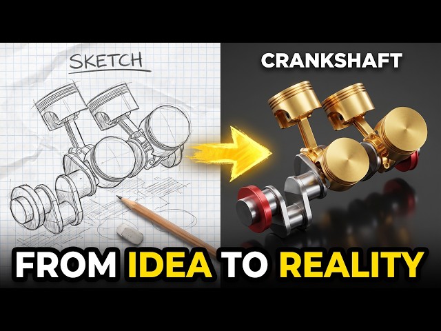 Fusion 360 Mastery - V6 Engine - CrankShaft & Bushing (Part 3)  - Assembly and Animation