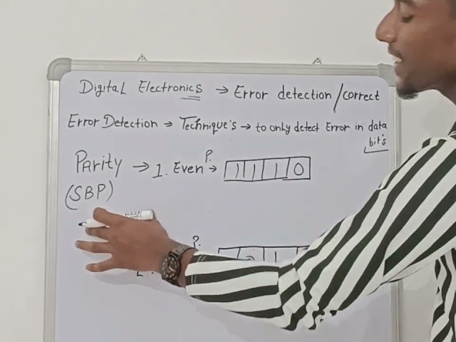 ‼️ Error Detecting Codes Part 1 |🎯 Parity Bits (Even & Odd) Simplifie🌟