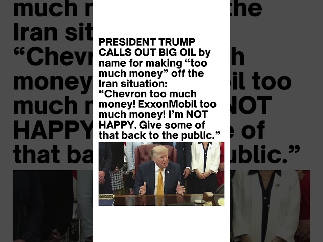 Trump Calls Out Chevron & ExxonMobil Over Oil Prices 🇺🇸