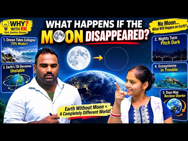 Earth Without the Moon! 😱 What Would Really Happen? | WHY? WITH RK