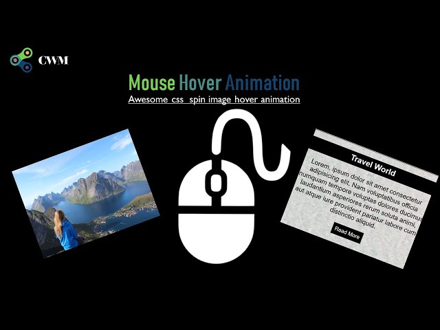 CSS IMAGE HOVER ANIMATION | PURE CSS NO JAVASCRIPT |MASTER CARD ANIMATION