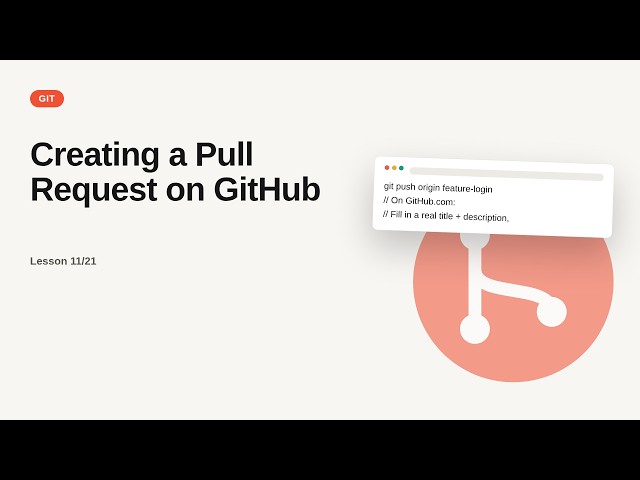 Git & GitHub for Web Developers Series: Creating a Pull Request on GitHub