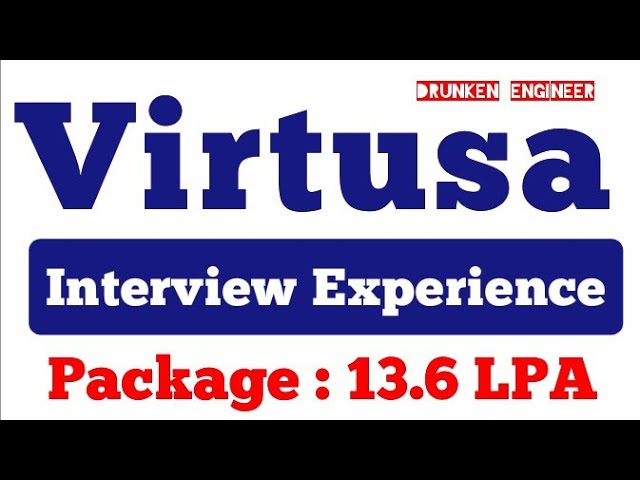 Virtusa Interview Experience | Interview Questions | Interview Process