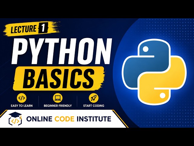 Python Tutorial for Beginners | Lecture 1 | Python Basics in Hindi | Online Code Institute