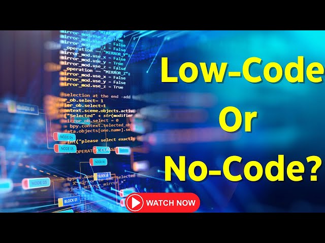 Demystifying AI: The Revolution of Low-Code and No-Code Platforms