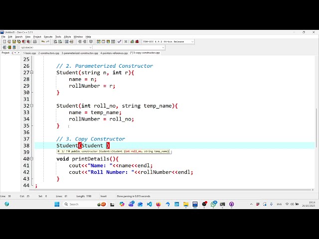 OOP - 6 - Copy Constructor