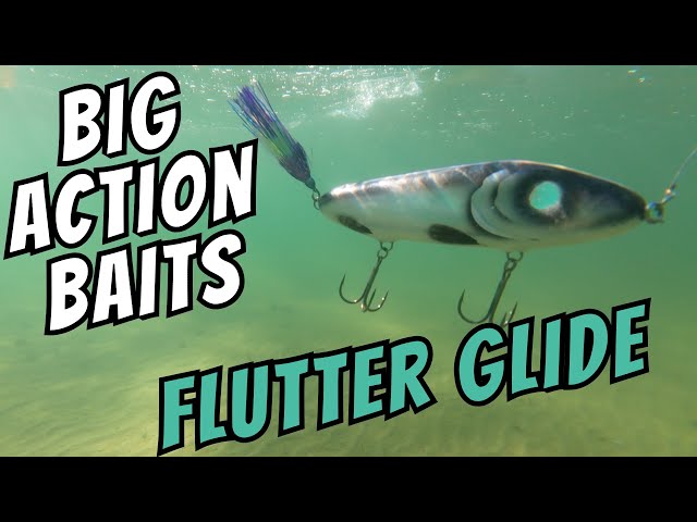 Big Action Baits FLUTTER GLIDE *underwater*
