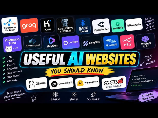 AI & Tech Websites You NEED to Know About in 2026 🤯