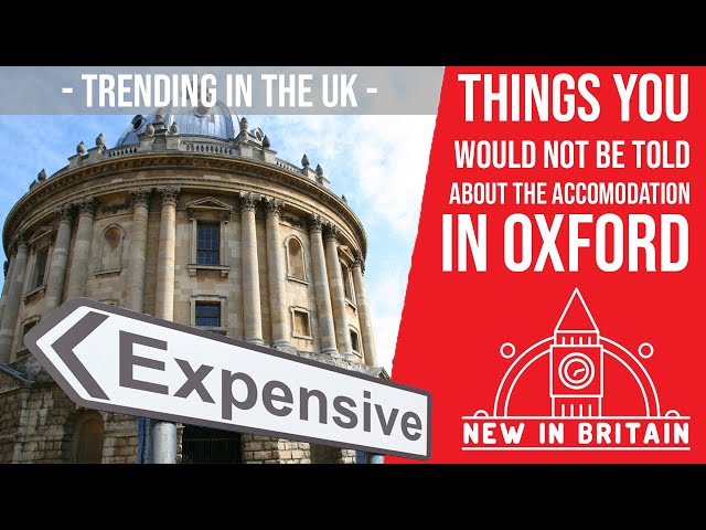 If you are looking for accommodation in Oxford, watch this.