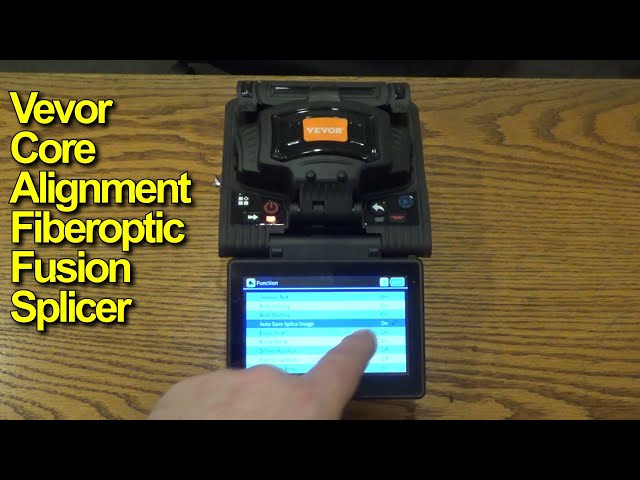 QTR 130 VEVOR Core Alignment Fiber Optic Fusion Splicer