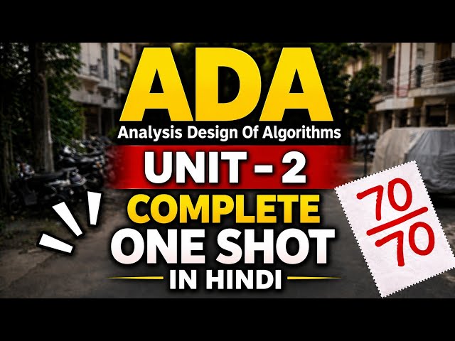 Analysis Design Of Algorithms Complete One Shot Unit - 2 🔥| Greedy Strategy | Rgpv 4Th Sem Exam
