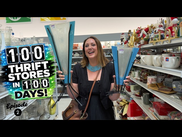 WE'VE NEVER SEEN THESE BEFORE! THRIFTING 100 STORES! | Ep. 2: Goodwill Shopping