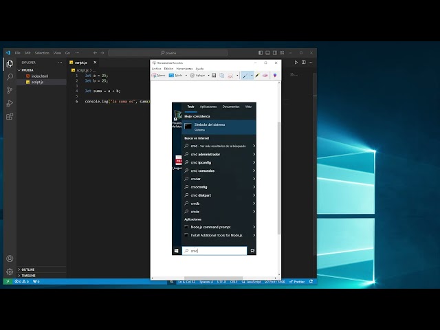 como PROGRAMAR en JAVASCRIPT DESDE CERO en VISUAL STUDIO CODE 😱