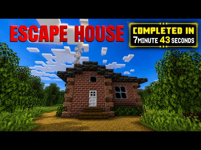 Just Another Escape House Map SpeedRun Any% Completed In 7 Minutes 43 Seconds!!!