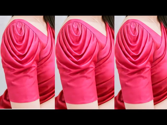Trending sleeve design cutting and stitching| blouse sleeves design| बाजू का डिजाइन sleeves design|