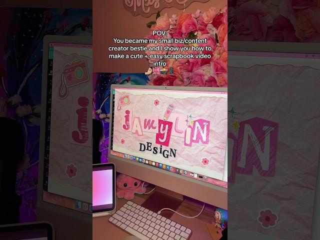 Your next Y2k Scrapbook Youtube Intro Video 🎀🌸📸 #shorts #introvideo #editingtutorial #youtuber