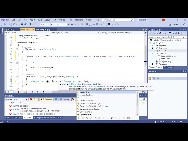 Introduction to ADO.NET in C#