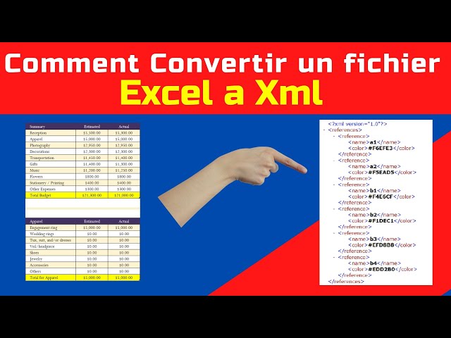 How to Convert and Export Excel File to XML