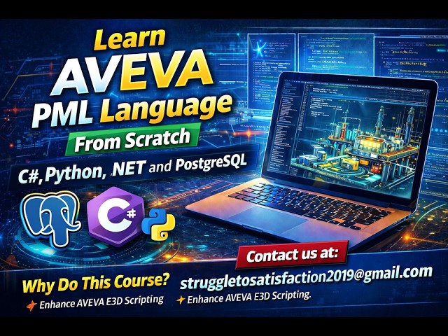 Learn AVEVA PML Language From Scratch | C#, Python, .NET & PostgreSQL Integration DAY 3