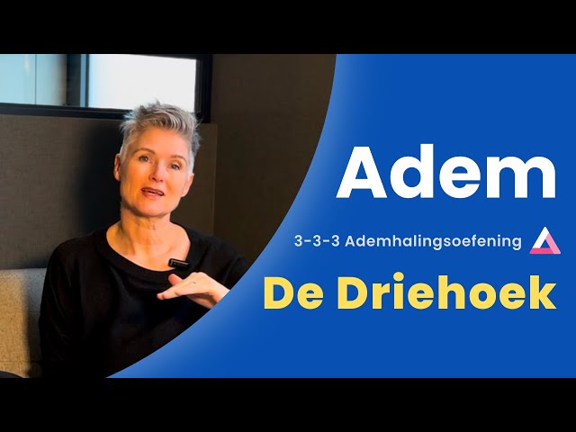 Driehoek ademhaling, de 3-3-3 methode voor rust