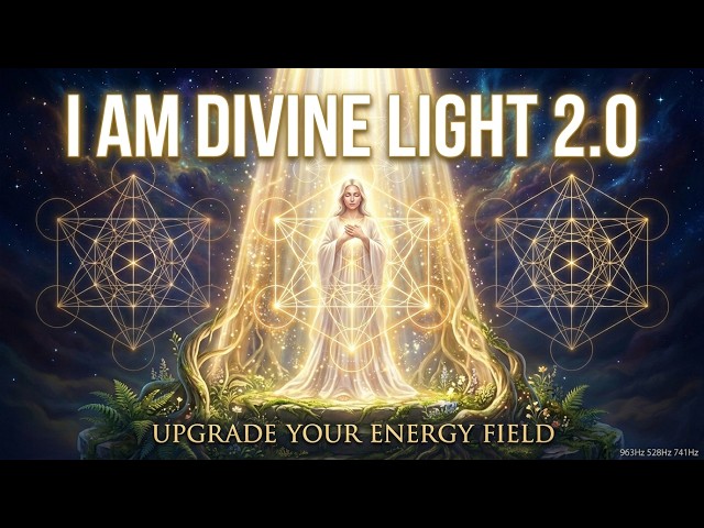 I AM DIVINE LIGHT 2.0 | Upgrade Your Entire Energy Field | 963Hz + 528Hz + 741Hz New Activation