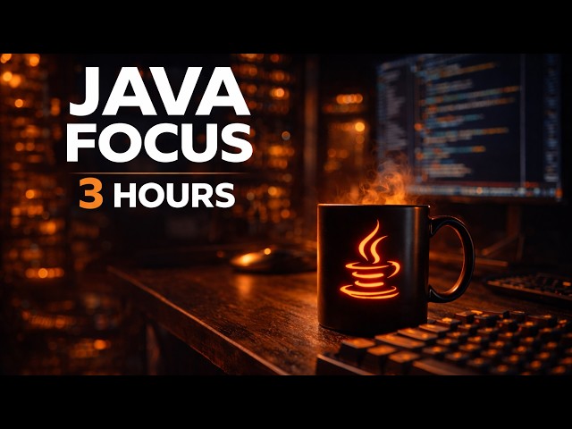 JAVA Deep Work: Dark Minimal Techno for Extreme Focus [3 HOURS]