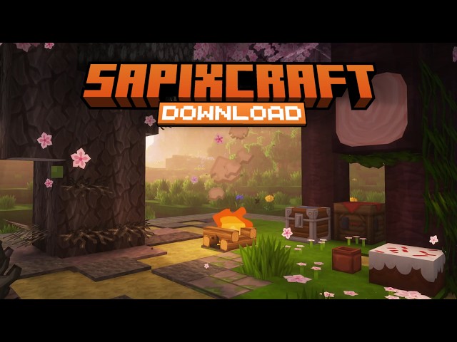 SapixCraft Texture Pack Java Edition: Clean & Colorful Minecraft Look! (26.2)
