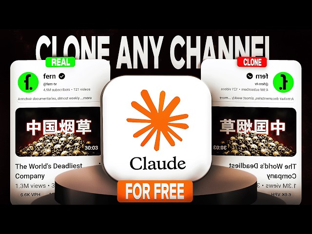Clone Any YouTube Channel with Claude AI (No Coding, 100% Free)