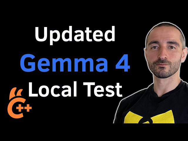 Gemma 4 Updated Local Test | Coding with OpenCode, Frontend and Backend, CSS Design with llama.cpp