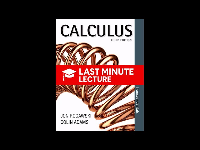 Parametric Equations, Polar Coordinates, and Conic Sections | Chapter 11