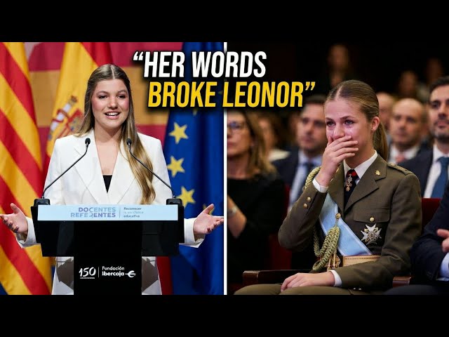La emotiva reacción de la Princesa Leonor al discurso de Sofía tiene a todos hablando