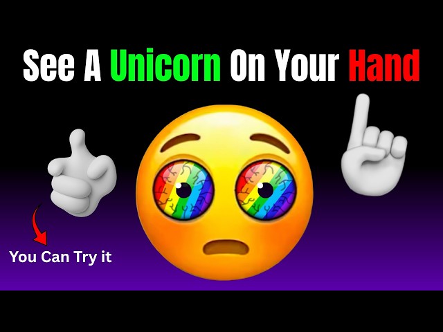     You Might See a Unicorn on Your Hand 🦄 