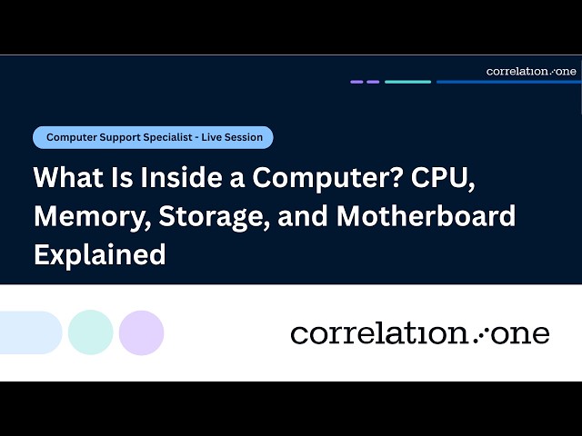 What Is Inside a Computer? CPU, Memory, Storage, and Motherboard Explained