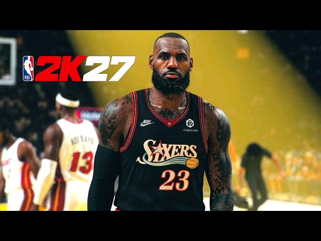 NBA 2K27 | LEBRON JAMES to the 76ERS | MOST Realistic Concept Gameplay Graphics (PC MOD)