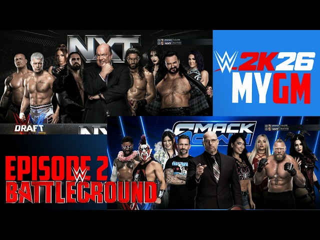 FINAL COUNTDOWN TO BATTLEGROUND! WWE 2K26 MyGM Episode 2
