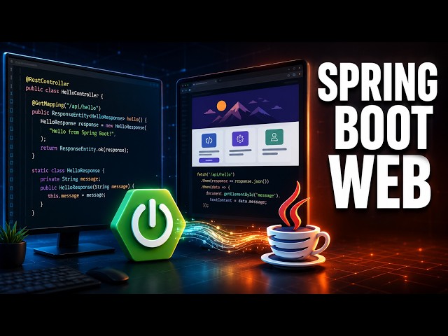 Spring Boot Web: Connect JAVA + HTML/CSS/JS in 10 Minutes