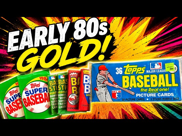I Found a Stack of EARLY '80s Baseball Packs... Was There GOLD Inside?    - 202