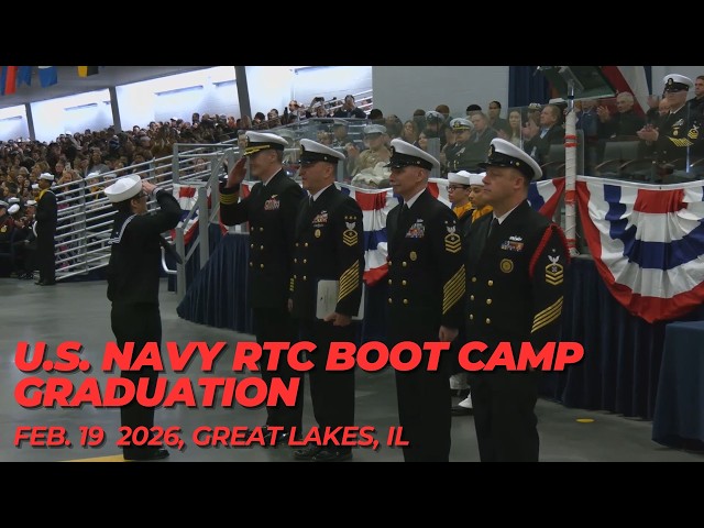 U.S. Navy RTC Boot Camp Graduation, Feb. 19 2026, Great Lakes IL