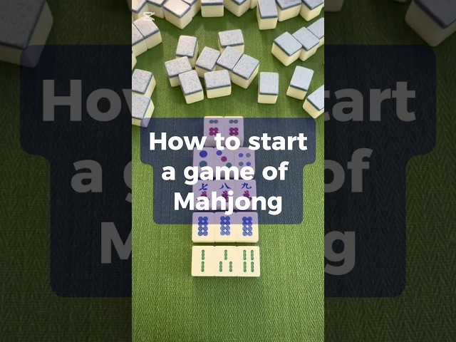 Mahjong for beginners: How to start a game #shorts #game #mahjong