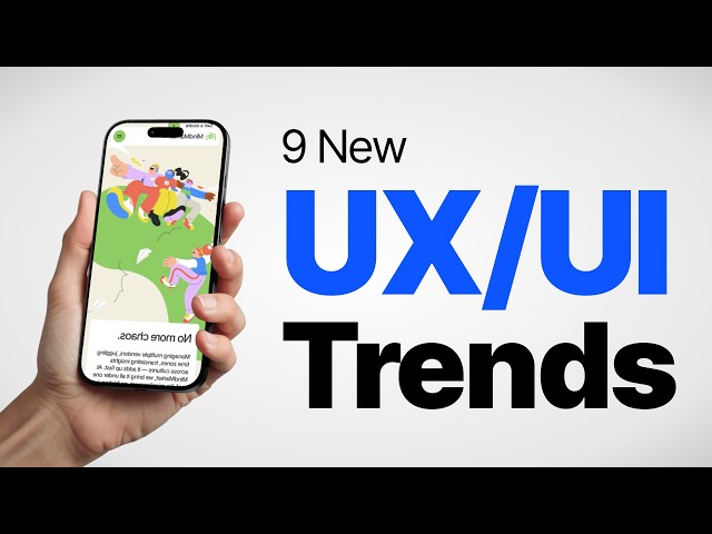 New UX/UI Trends You Can't Miss! - Huge Illustrations, Apple Mascots, Change in Careers & More