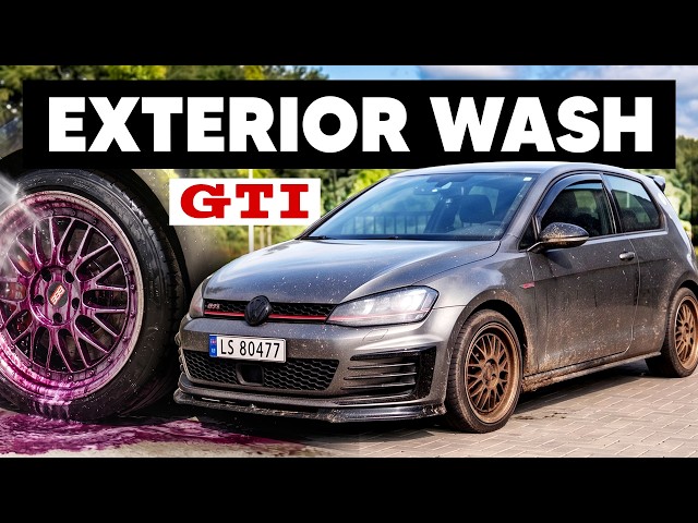 Cleaning a Dirty VW Golf GTI - Satisfying ASMR Wash