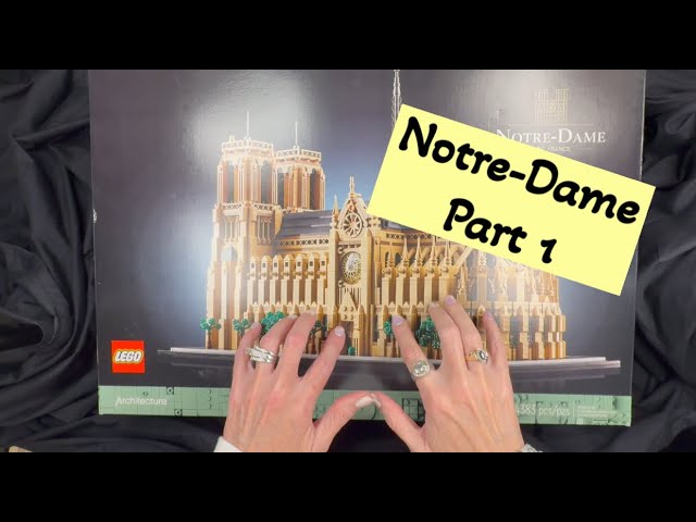 ASMR LEGO Build 😴 | Architecture Notre - Dame 21061 Part 1