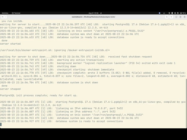 Setting up Postgres Vector Extension with Docker Container
