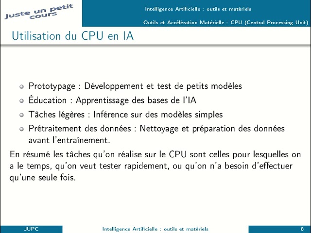 Artificial Intelligence 04: Tools and Hardware