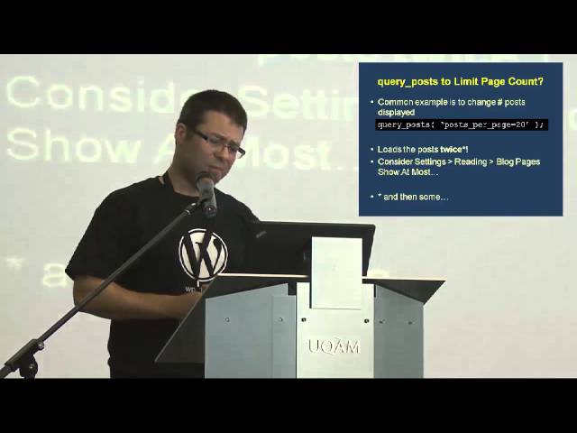 Advanced Post Queries: Best Practices for Accessing your Data #wcmtl2012