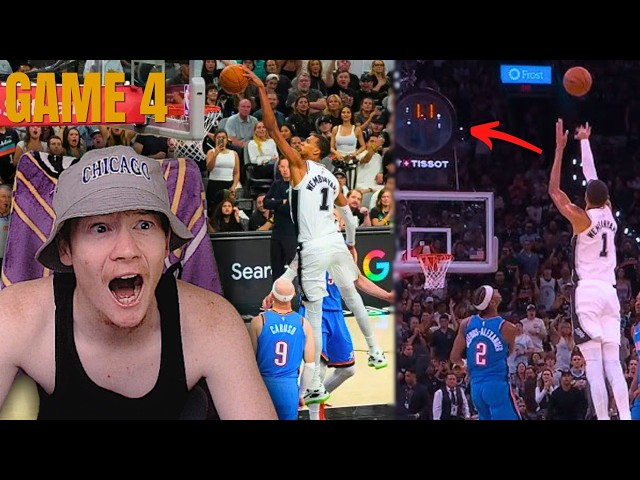 LIVE Reaction to Spurs vs Thunder GAME 4!