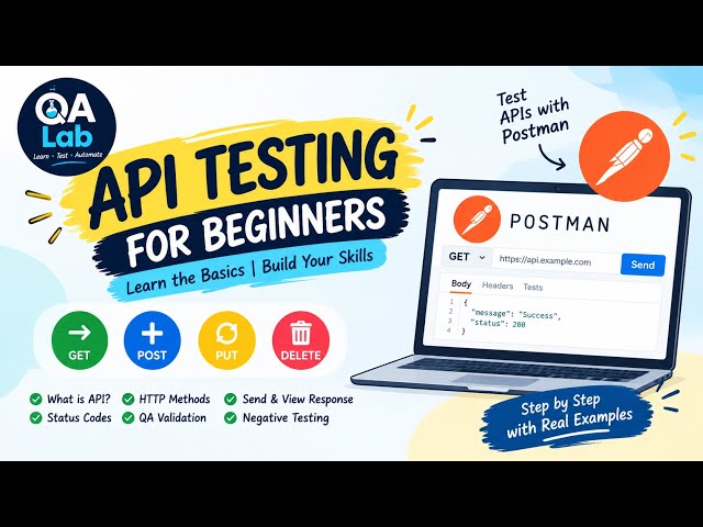 Postman API Testing for Beginners | GET Request Step by Step
