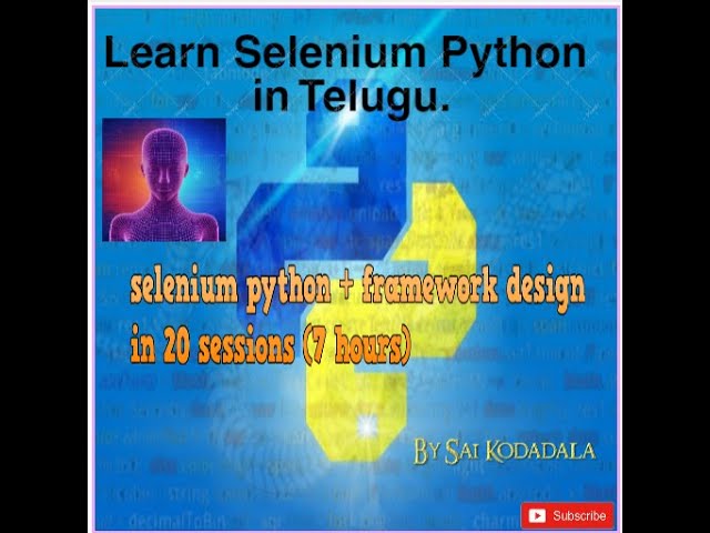 From Zero to Hero: Learn Selenium Python Fast in Telugu!