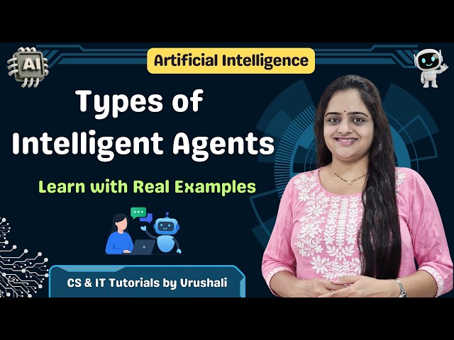 AI 5: Types of Intelligent Agents in AI | Real-Life Examples